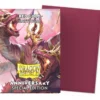 dragon shield standard sleeves - 25th special edition red gold dual matte (100 bustine protettive)