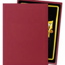 dragon shield standard sleeves - blood red simurag matte (100 bustine protettive)