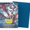 dragon shield standard sleeves - 25th special edition blue/silver dual matte (100 bustine protettive)