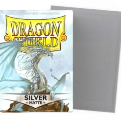 dragon shield standard sleeves - silver matte (100 bustine protettive)
