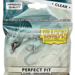 dragon shield standard sleeves - clear sideloading - perfect fit clear (100 bustine protettive)