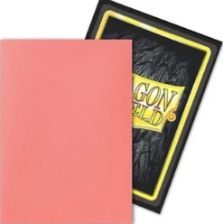 dragon shield standard sleeves - dual matte peach "piip" (100 bustine protettive)