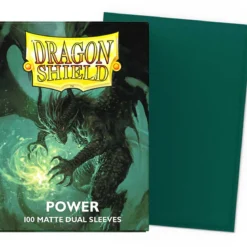 dragon shield standard sleeves - power dual matte (100 bustine protettive)