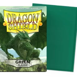 dragon shield standard sleeves - green classic (100 bustine protettive)