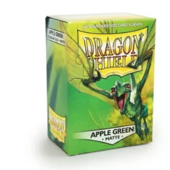 dragon shield standard sleeves - matte apple green (100 bustine protettive)