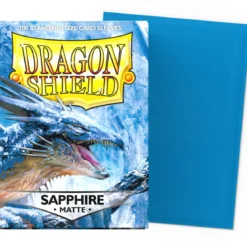 dragon shield standard sleeves - sapphire matte (100 bustine protettive)