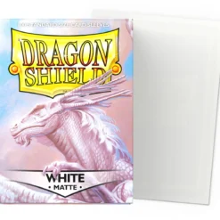 dragon shield standard sleeves - white matte (100 bustine protettive)