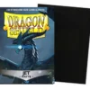 dragon shield standard sleeves - jet matte (100 bustine protettive)