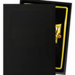 dragon shield standard sleeves - jet matte (100 bustine protettive)