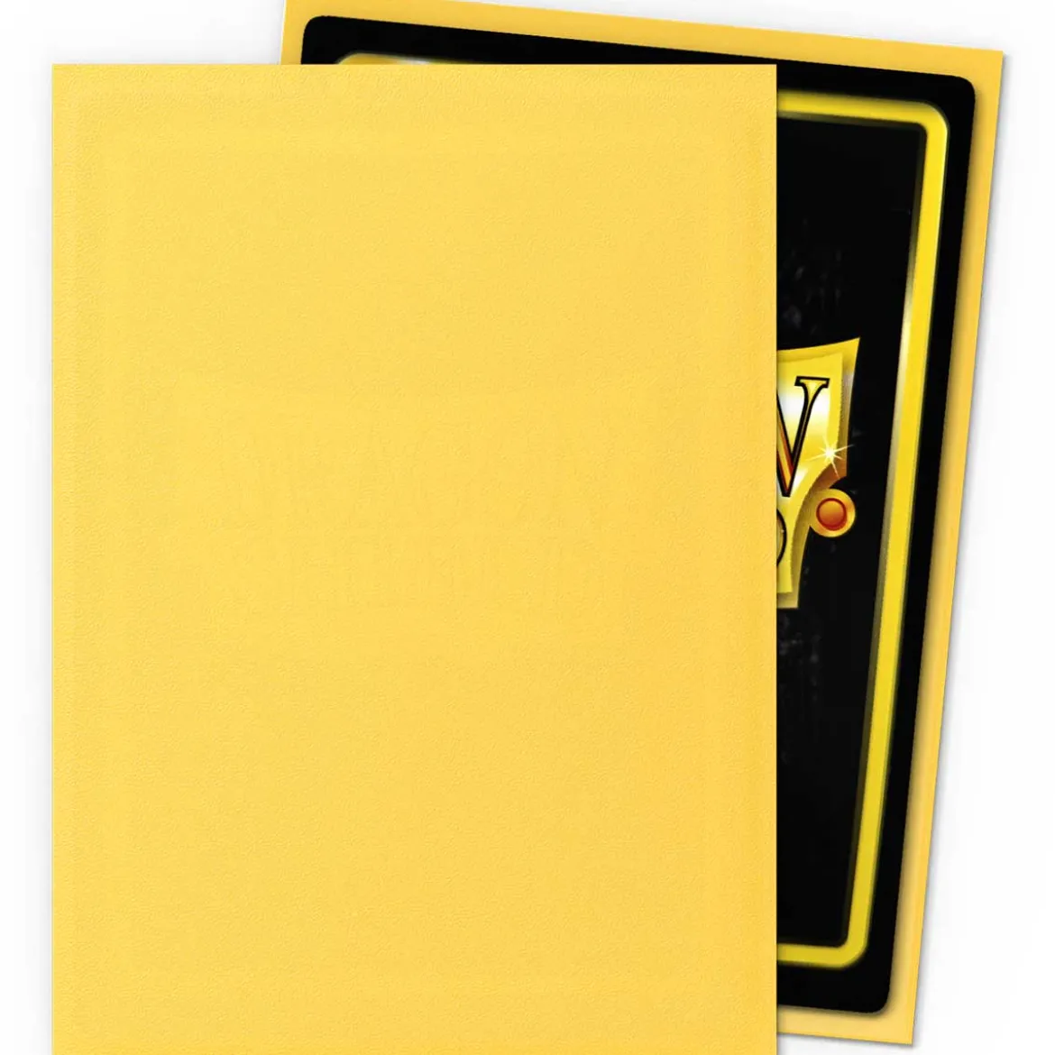 dragon shield standard sleeves - yellow matte (100 bustine protettive)