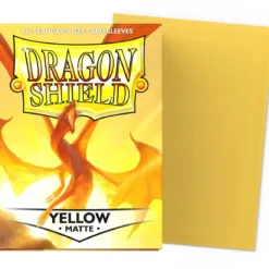 dragon shield standard sleeves - yellow matte (100 bustine protettive)