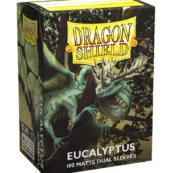 dragon shield standard sleeves - dual matte eucalyptus "lehel" (100 bustine protettive)