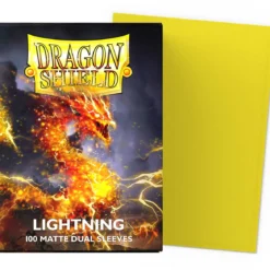 dragon shield standard sleeves - lightning ailia dual matte (100 bustine protettive)