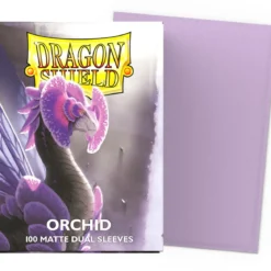 dragon shield standard sleeves - dual matte orchid "emme" (100 bustine protettive)