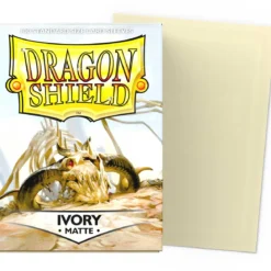 dragon shield standard sleeves - ivory matte (100 bustine protettive)