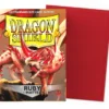 dragon shield standard sleeves - ruby matte (100 bustine protettive)