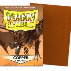 dragon shield standard sleeves - matte copper (100 bustine protettive)