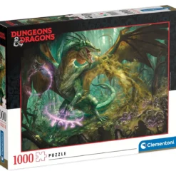 dungeons & dragons - drago verde - puzzle 1000 pezzi