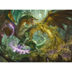 dungeons & dragons - drago verde - puzzle 1000 pezzi