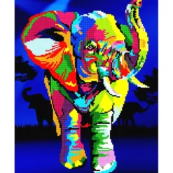 elephant - diamond dotz advanced 50457 37x47cm