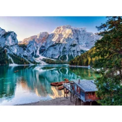 emerald lake braies - puzzle 1000 pezzi