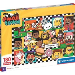 emojii town - puzzle 180 pezzi
