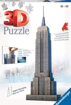 empire state building - puzzle 3d 216 pezzi