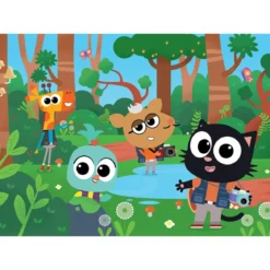 esplorando con milo - puzzle da pavimento 24 pezzi