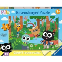 esplorando con milo - puzzle da pavimento 24 pezzi
