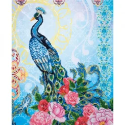 exotic peacock - diamond dotz advanced dd15.009 62x82cm