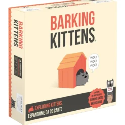 exploding kittens - barking kittens - espansione da 20 carte