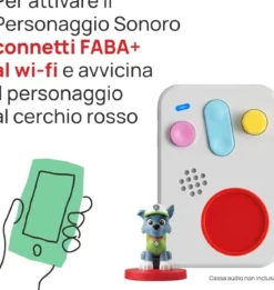 faba raccontastorie - paw patrol - la squadra dei cuccioli rocky