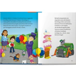 faba raccontastorie - paw patrol i cuccioli salvano la festa - libro con storia