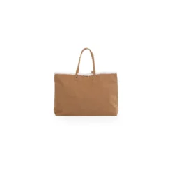family bag borsa fasciatoio 55 x 18 x 40 cm - camoscio con dettagli teddy - include materassino per il cambio!
