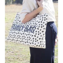 family bag - borsa weekend 55x18x40cm - nero