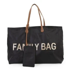 family bag - borsa weekend 55x18x40cm - nero