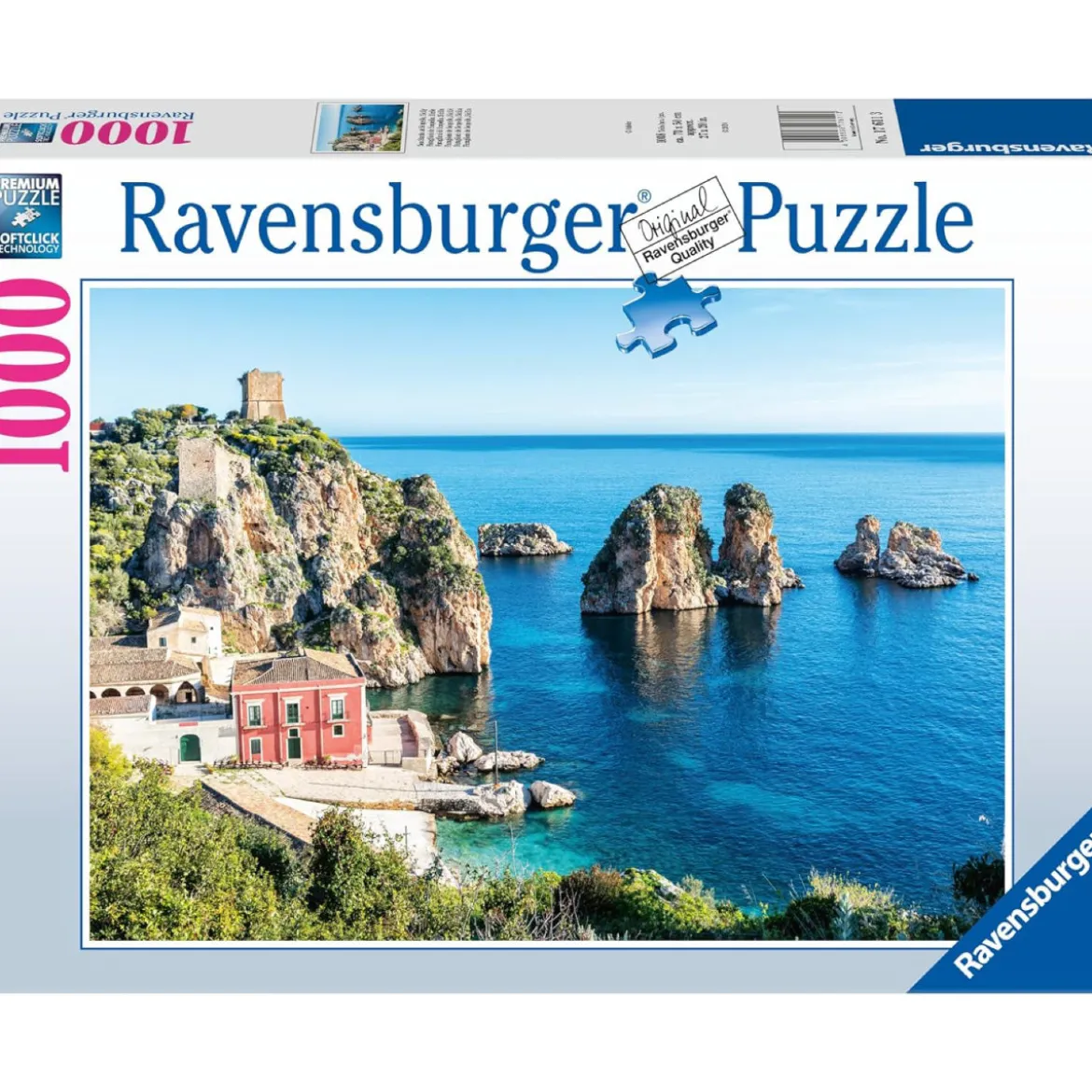 faraglioni di scopello, sicilia - puzzle 1000 pezzi