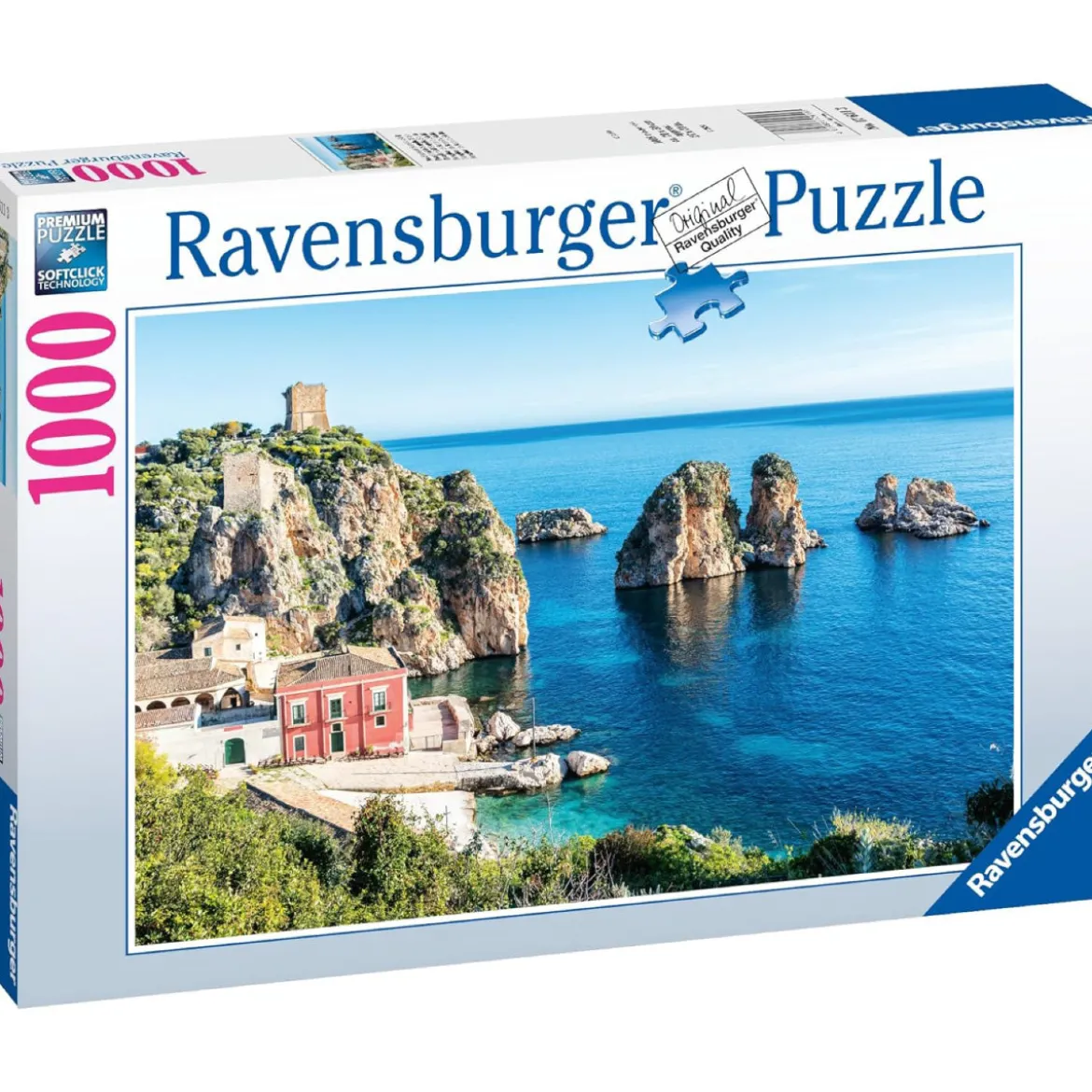 faraglioni di scopello, sicilia - puzzle 1000 pezzi
