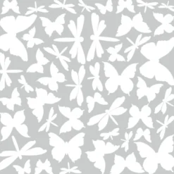 farfalle fluorescenti adesivo removibile da parete