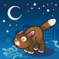 fearless cat - dotz box 15x15cm dbx.013