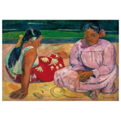 femmes de tahiti (paul gauguin) - museum collection - puzzle 1000 pezzi