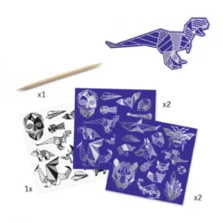 ferro - stratch art stickers