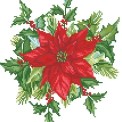 festive bouquet - diamond dotz intermediate dd5.055 32x32cm