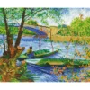 fishing in spring van gogh - diamond dotz intermediate dd9.036 50x40cm