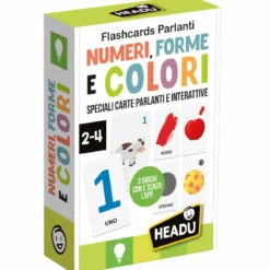 flashcards parlanti numeri, forme e colori