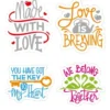 flat - phrases in love - adesivi trasparenti
