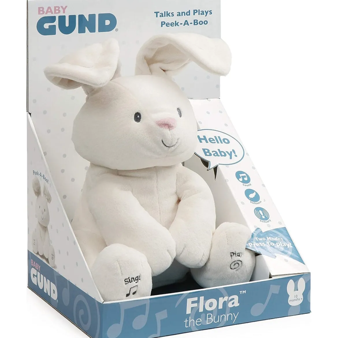 flora il coniglio - coniglio peluche parlante