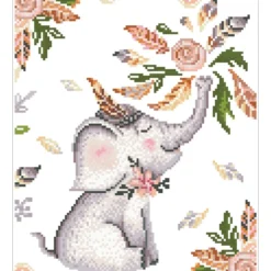 flower shower - diamond dotz intermediate dd6.031 32x37cm