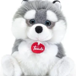 fluffy - husky - peluche 20cm