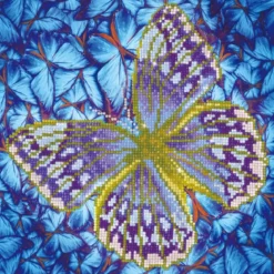 flutter by silver - diamond dotz intermediate dd5.023 30.5x30.5cm